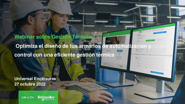 Optimiza el diseño de tus armarios de automatización y  control con una eficiente gestión térmica