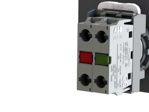 ¿Cómo instalar la pulsantería modular de ABB?