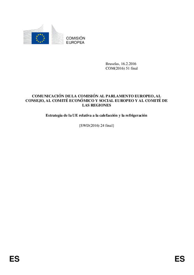 Estrategia de Calefacción y Refrigeración