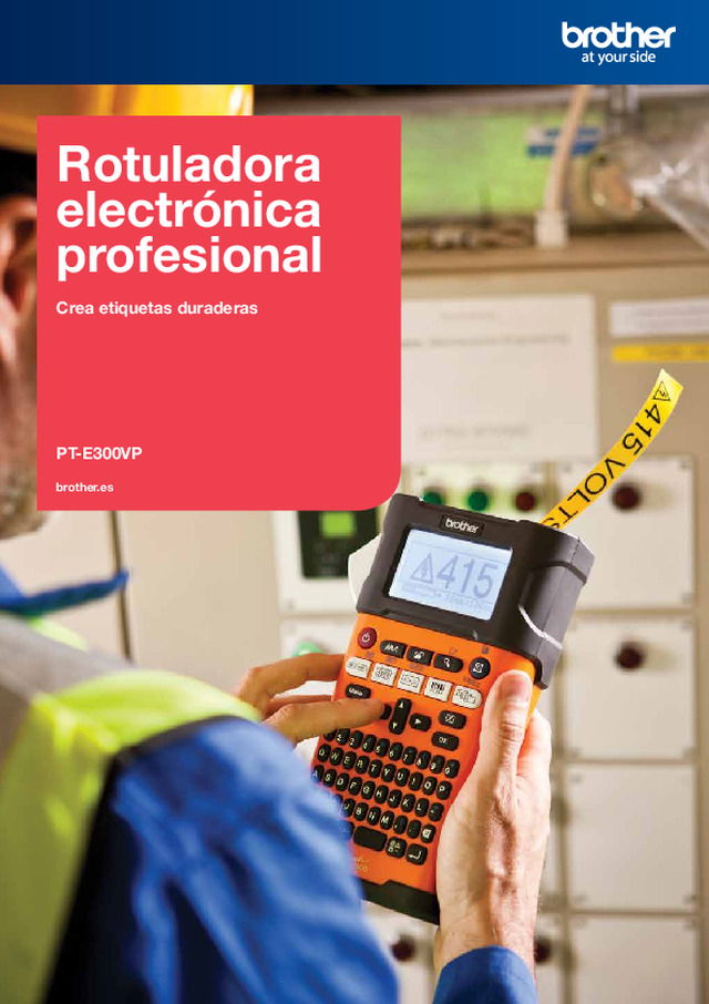 Rotuladora electrónica profesional PT-E300VP