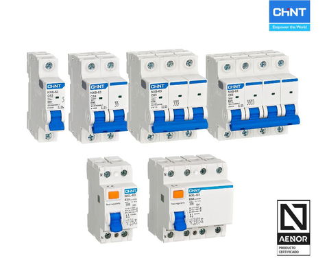 SERIE NEXT: NXB-63 y NXL-63: La protección eléctrica con calidad certificada por AENOR desarrollada por CHINT garantiza la seguridad en el sector residencial y terciario