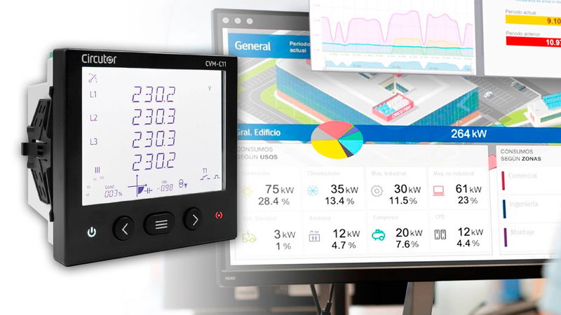 Circutor amplia la gama de analizadores de redes CVM-C11