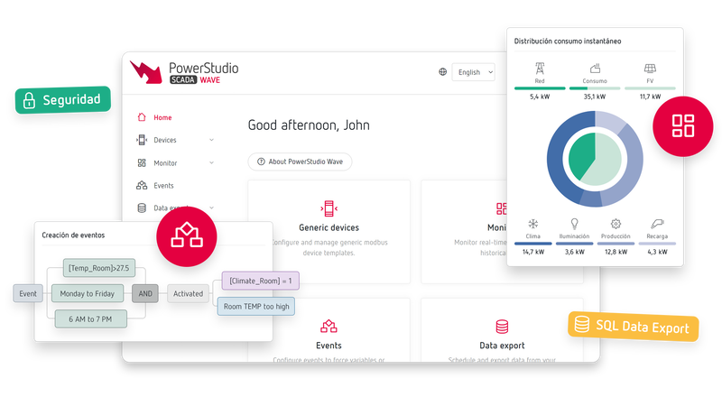 Circutor mejora PowerStudio SCADA, un software diseñado para la industria 4.0