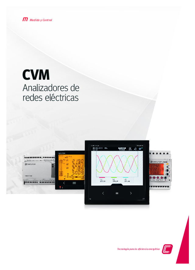 CVM - Medida y Control - Analizadores de redes eléctricas