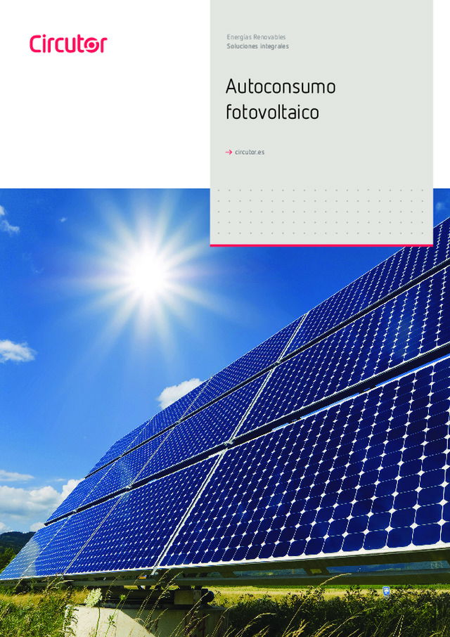 Autoconsumo fotovoltaico