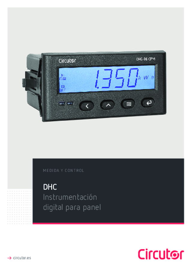 DHC Instrumentación digital para panel
