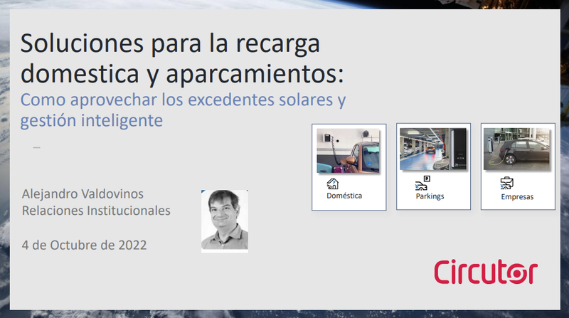 Soluciones para la recarga doméstica mediante excedentes solares y gestión inteligente de aparcamientos