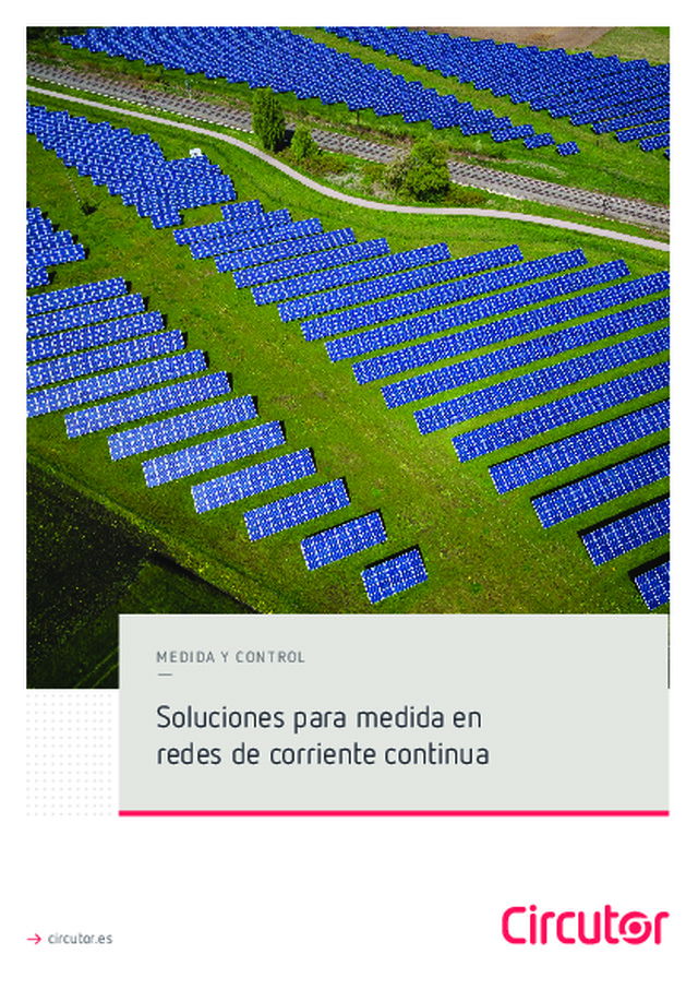 Soluciones para medida en redes de corriente continua
