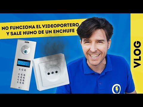No funciona el videoportero y sale humo del enchufe