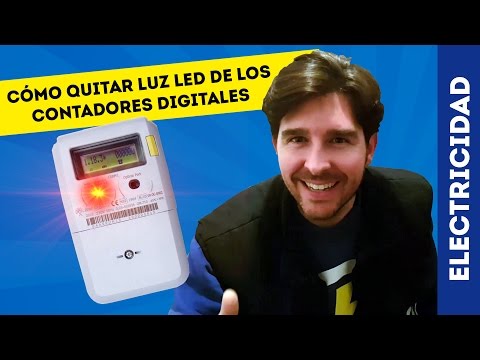 Cómo apagar LED rojo del contador de la luz