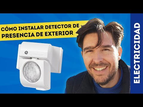¿Cómo insyalar un detector de presencia o movimiento para exterior?