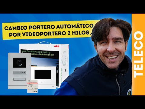 Cómo cambiar de portero a videoportero ABB Niessen Welcome