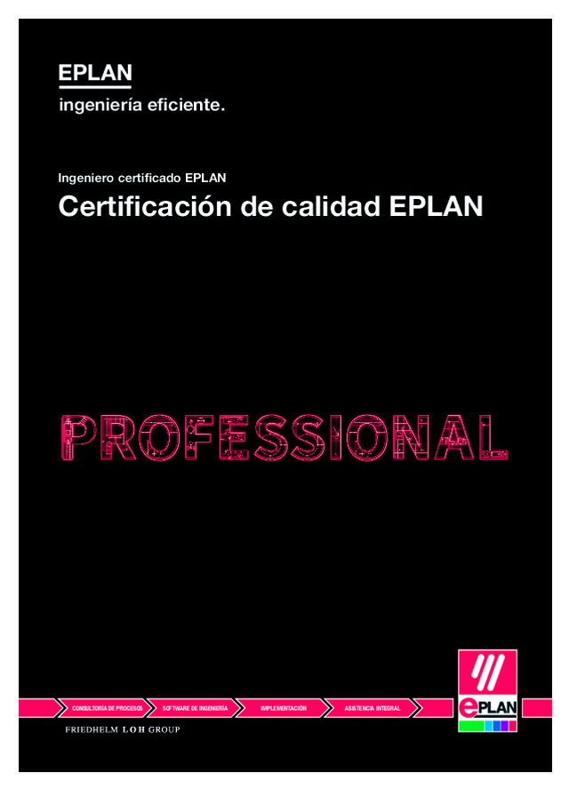 Ingeniero certificado EPLAN