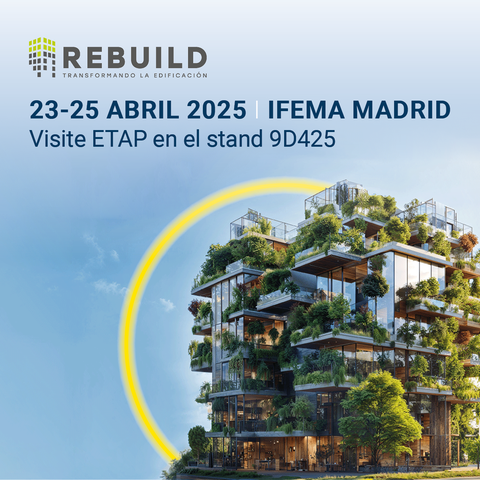 ¡Conoce a ETAP en REBUILD 2025 en Madrid!