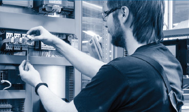 Reducción del volumen de cableado dentro del armario de control - Build it in