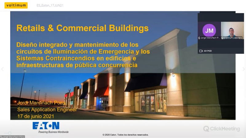 EATON - Diseño integrado y mantenimiento de los circuitos de Iluminación de Emergencia y los Sistemas Contraincendios en edificios e infraestructuras de pública concurrencia
