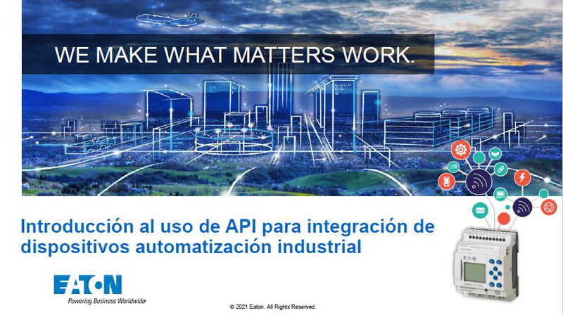 Introducción al uso de API para la integración de dispositivos de automatización industrial