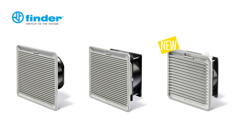 Finder presenta la nueva gama de ventiladores y filtros de salida para exterior