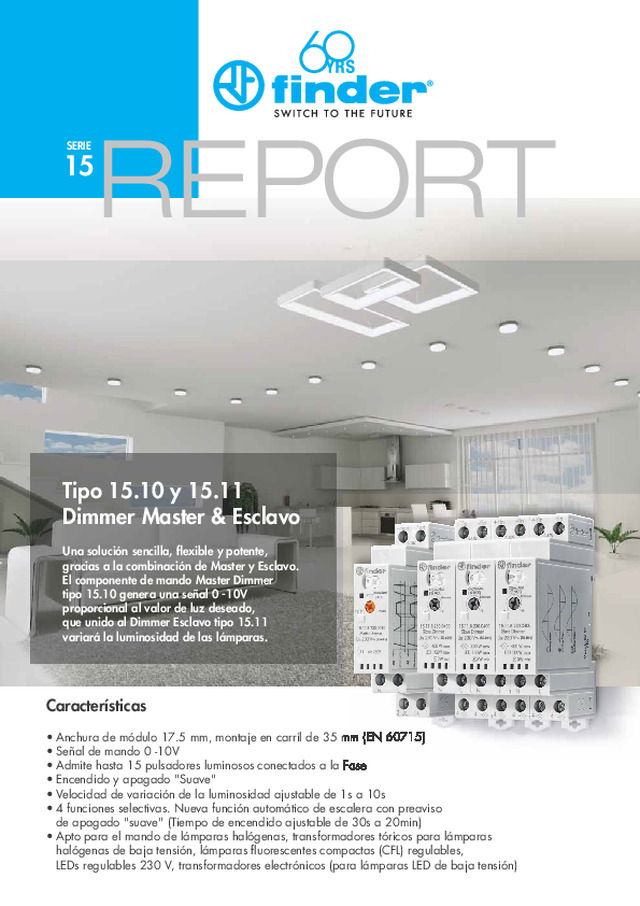 Dimmer Master & Esclavo Tipo 15.10 y 15.11