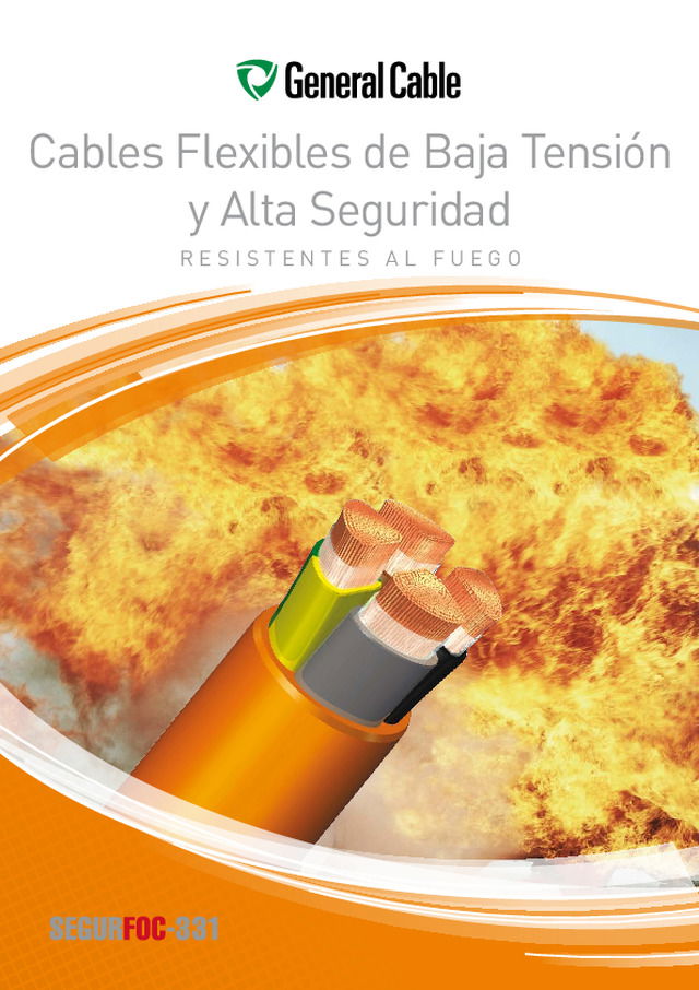 Cables flexibles de alta tension y alta seguridad resistentes al fuego