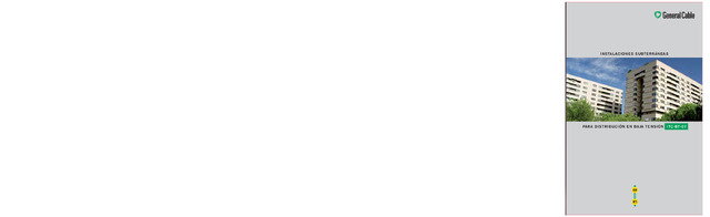 Instalaciones subterráneas para distribución en baja tensión ITC - BT - 07