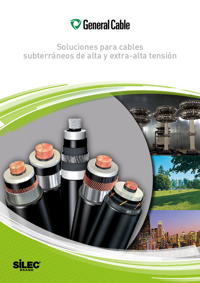 Catálogo soluciones para cables subterráneos de alta y extra-alta tensión