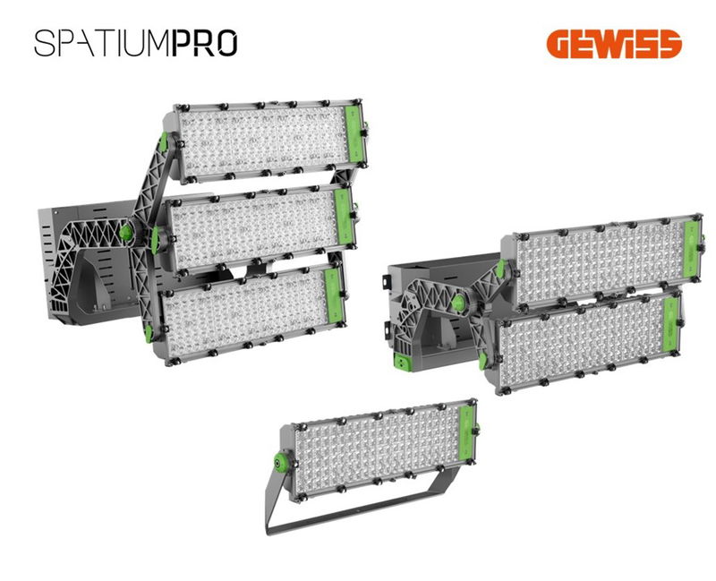 Proyectores SPATIUM PRO para la iluminación de grandes espacios abiertos.
