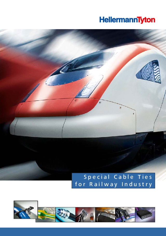 Catálogo fijaciones para el sector ferroviario Hellermanntyton