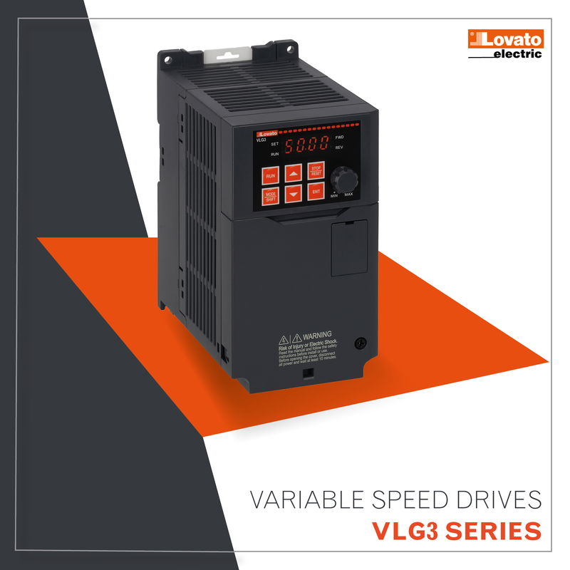 Lovato Electric lanza la nueva serie de convertidores de frecuencia VLG3