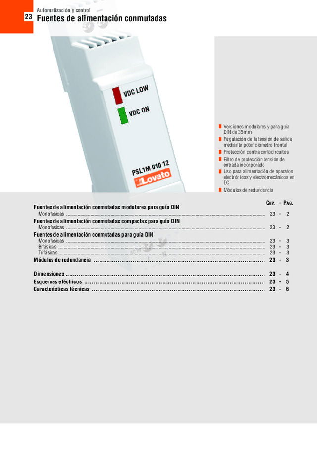 Fuentes de alimentación conmutadas