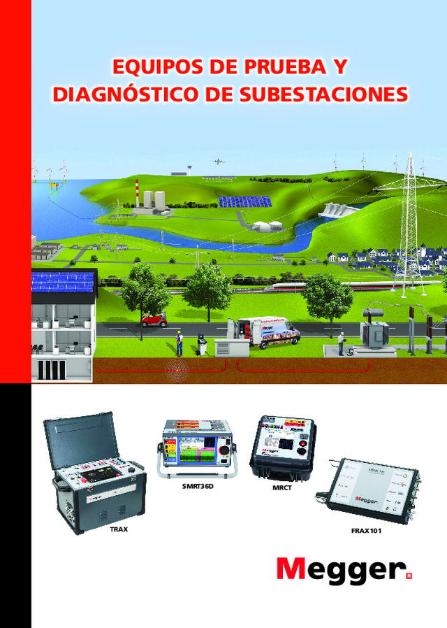 Equipos de prueba y diagnóstico de subestaciones