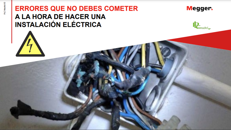 Errores que no debes cometer a la hora de hacer una instalación eléctrica