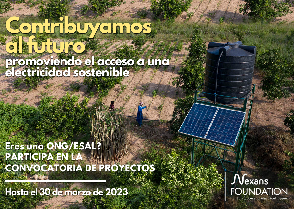 La Fundación Nexans lanza su 11ª convocatoria de proyectos