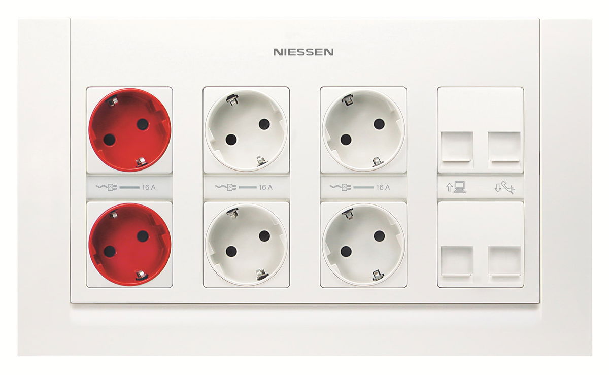 Organiza el cableado de forma sencilla y efectiva  con Niessen