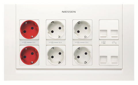 Organiza el cableado de forma sencilla y efectiva  con Niessen