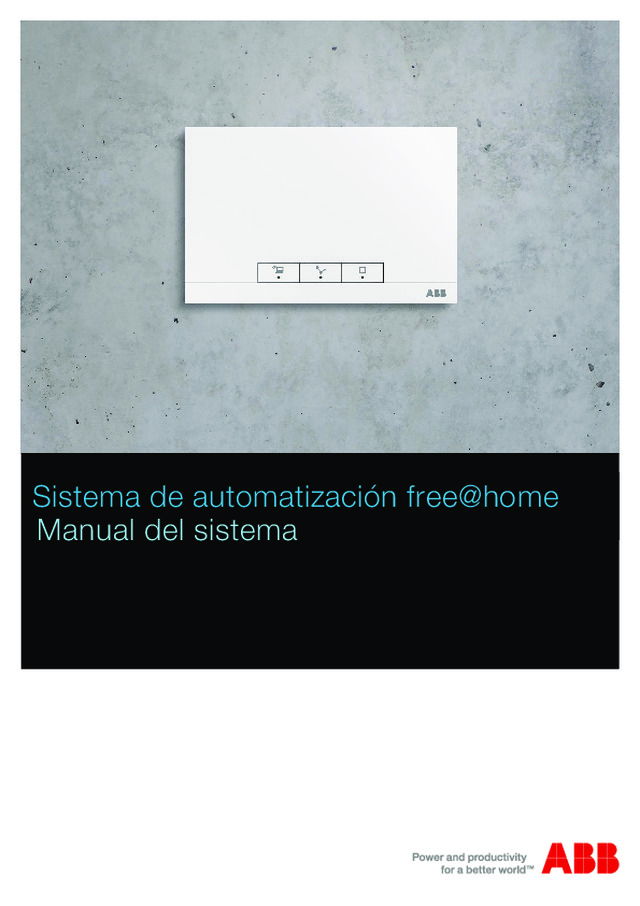 Manual del sistema free@home