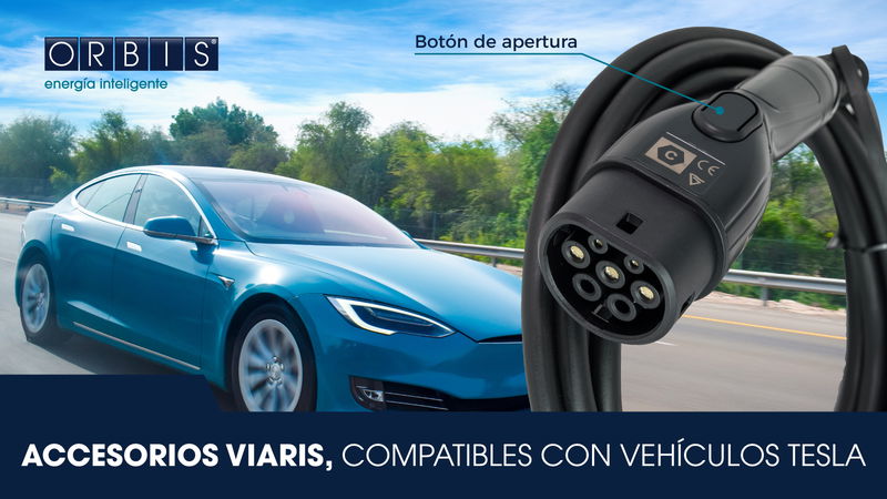 ORBIS diseña una manguera de recarga de V.E. compatible con los vehículos Tesla