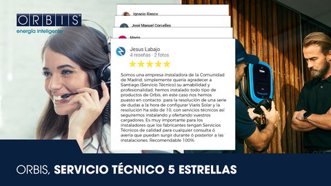 ORBIS celebra y agradece la confianza de sus clientes en su apuesta por un Servicio Técnico propio próximo y de calidad