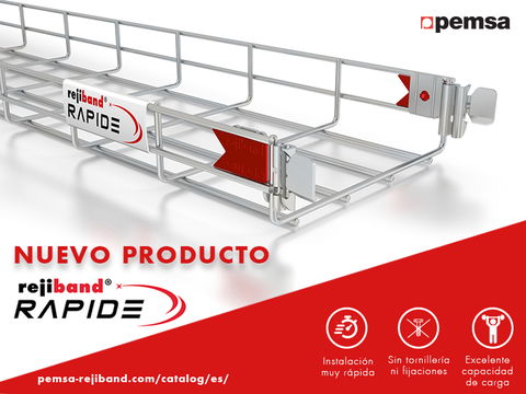 Pemsa lanza Rejiband Rapide:  La bandeja portacables más rápida del mercado