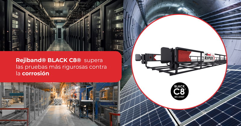 Rejiband® BLACK C8®, la mayor resistencia a la corrosión