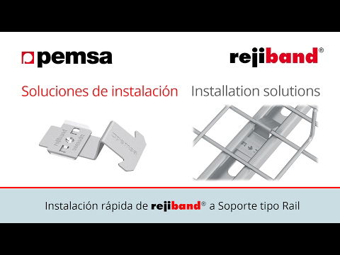 Instalación rápida de Rejiband a Soporte tipo Rail