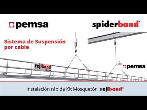 Cómo instalar el sistema de suspensión Spiderband con kit mosquetón