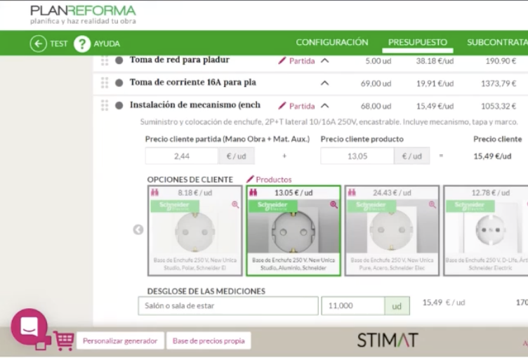 PLAN REFORMA - Técnicas de ventas de reformas a través del presupuesto con STIMAT