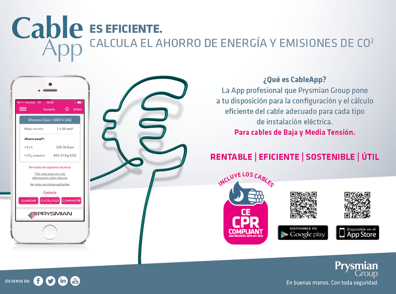 Analizamos CableApp, la nueva herramienta de Prysmian