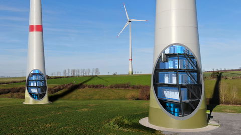 Potencia de computación de la GenAI directamente en el aerogenerador con WestfalenWIND IT y Rittal