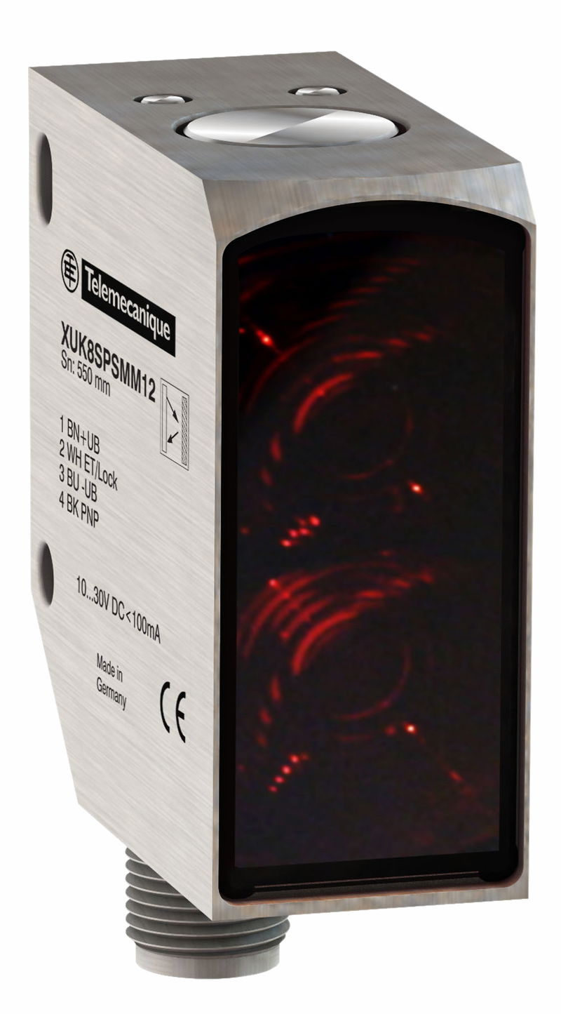 Telemecanique Sensors presenta los nuevos sensores fotoeléctricos OsiSense™ XUKS para la industria agroalimentaria