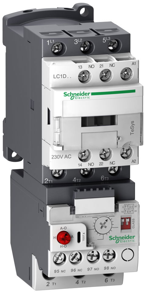 Schneider Electric expande la gama TeSys de relés de protección contra la sobrecarga