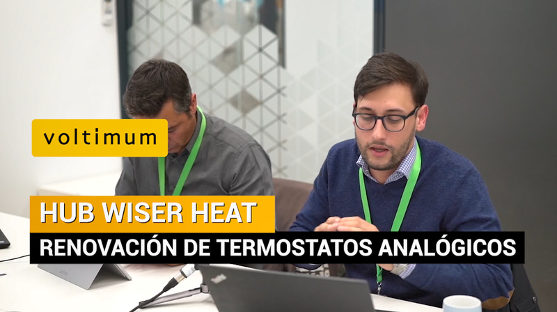 Renovación de termostato analogico por inalámbrico con Wiser Heat