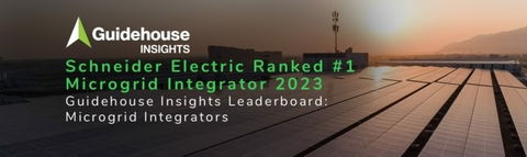 Schneider Electric se clasifica en el primer puesto en el informe de Guidehouse Insights sobre integradores de microgrids