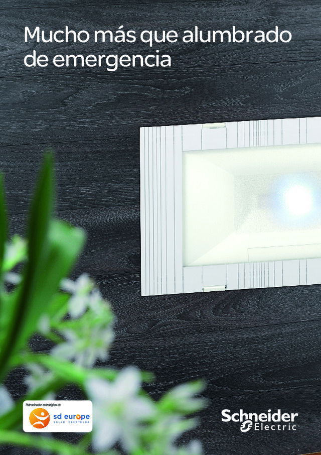 Exiway Easyled, la nueva luminaria de emergencia de Schneider Electric